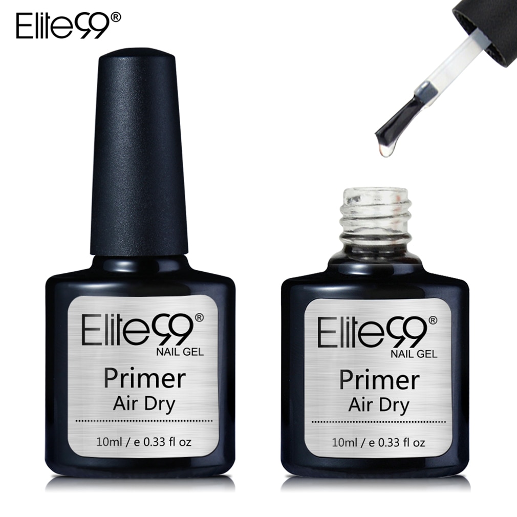 Elite99 10ml Fast Air Dry Primer No Need UV LED Lamp UV Gel Base Primer Soak Off Nail Art Gel Polish For Manicure Gel Varnish