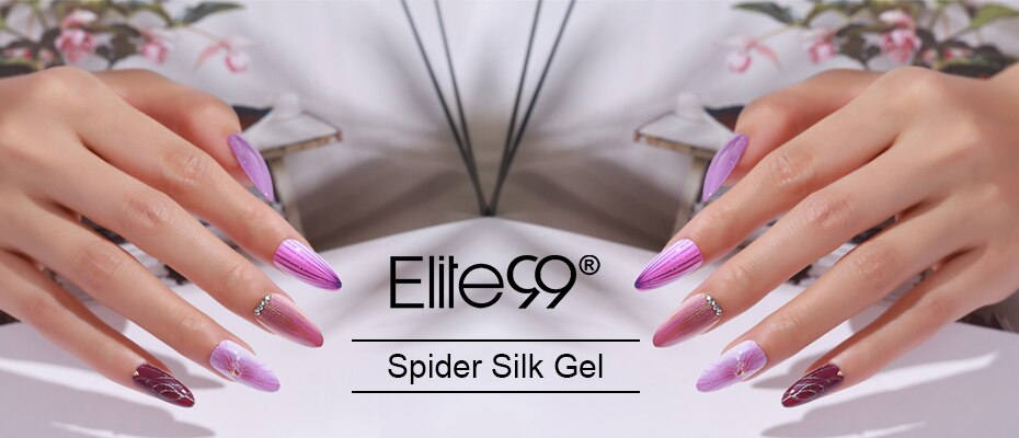 Elite99 5ml Wire Drawing Nail Gel Lacquer Painting Gel Varnish Point To Line Pulling Silk Spider Creative Nail Art Gel Polish