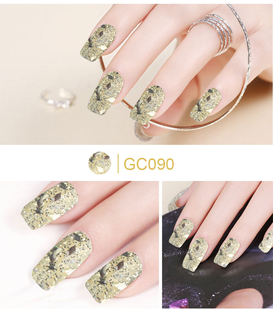 Elite99 10ml Bling Glitter Nail Gel Polish Soak Off Diamond Glitter Nail Gelpolish Fashion Style Nail Art Manicure 1 Piece