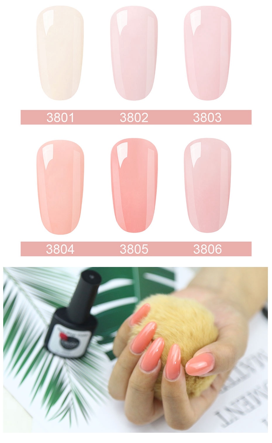 Elite99 10ml Two-Step Color Base Coat Gel Polish Two Using Ways UV LED Gel Nail Polish Soak Off Manicure Nail Art Gel Varnishes