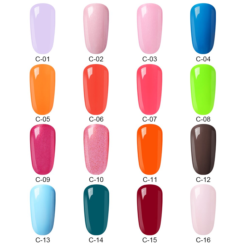 Elite99 5ml Pure Color Gel Paint UV Gel Nail Polish Soak Off Nail Art Gel Varnish Semi-Permanent UV Varnish Nail Painting Gel