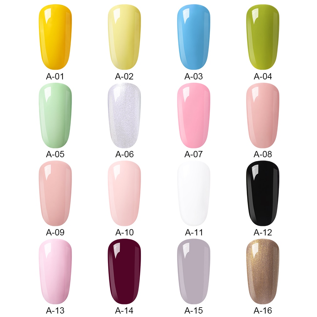 Elite99 5ml Pure Color Gel Paint UV Gel Nail Polish Soak Off Nail Art Gel Varnish Semi-Permanent UV Varnish Nail Painting Gel