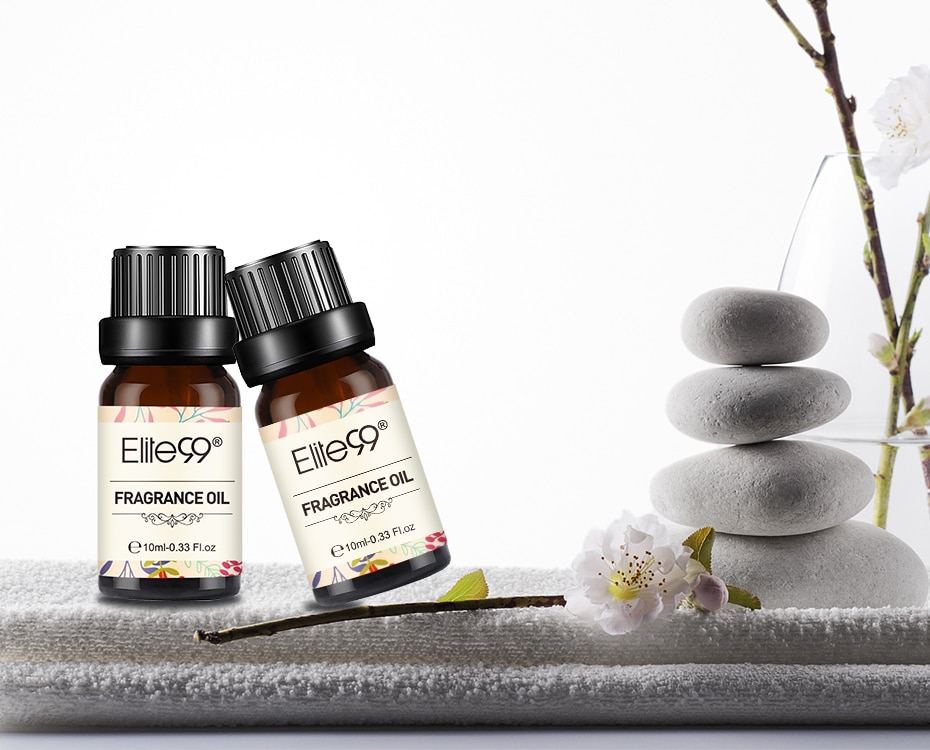 Elite99 White Musk Fragrance Oil 10ml Flower Fruit Baby Powder Essential Oils For Bathing Aromatherapy Diffuser Freshing Air