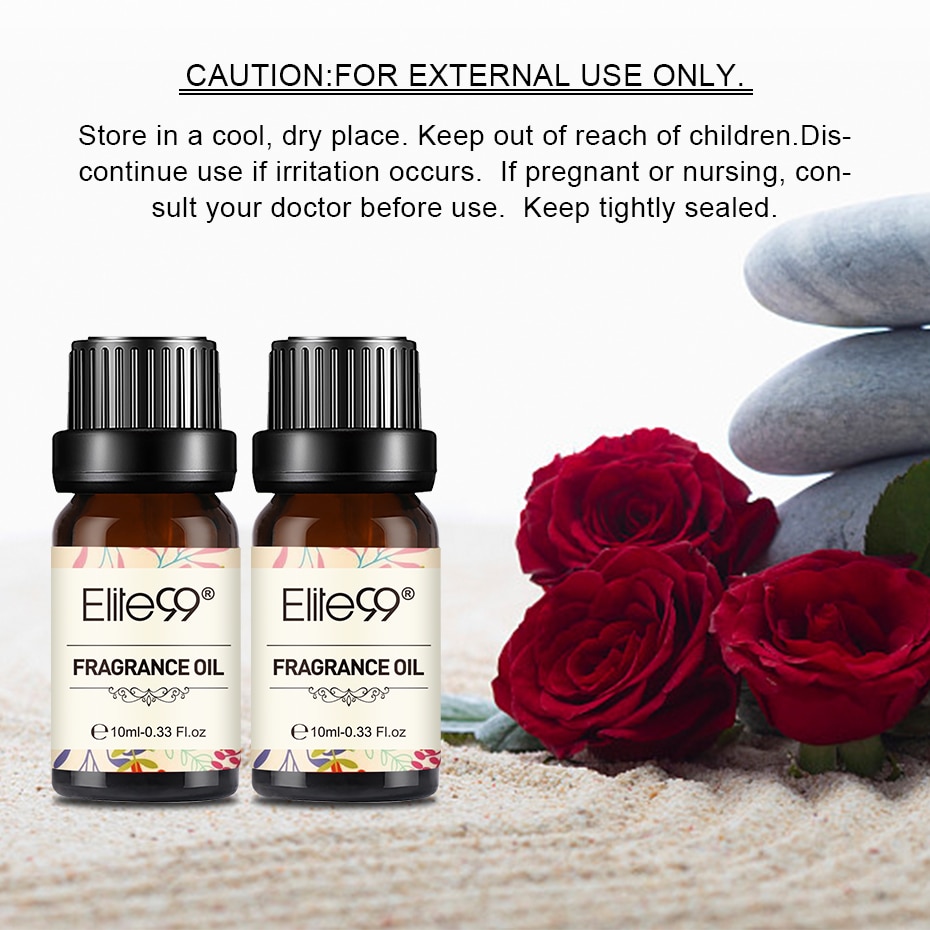 Elite99 White Musk Fragrance Oil 10ml Flower Fruit Baby Powder Essential Oils For Bathing Aromatherapy Diffuser Freshing Air