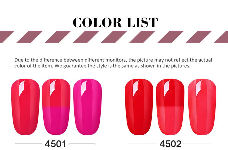 Elite99 Wine Red Temperature Color-Changing Gel Polish Soak Off UV LED Gel Varnish Thermal Nail Art Gel Polish Salon Manicure