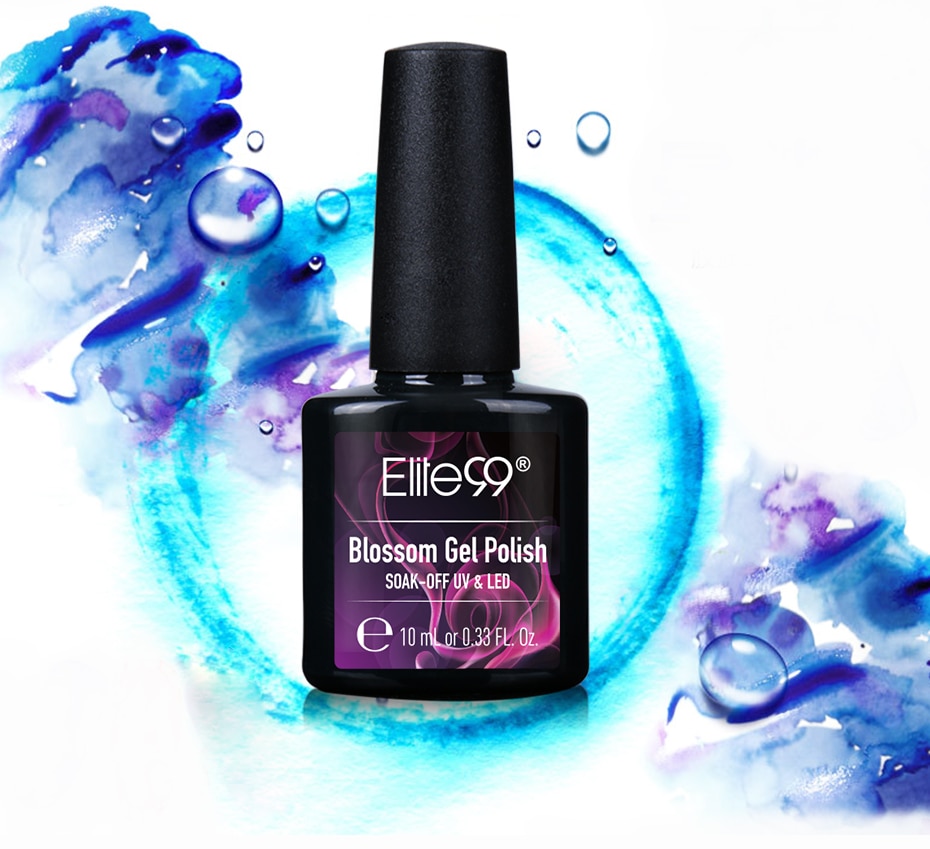 Elite99 Blossom Gel Nail Art Transparent Blossom Nail Polish Blooming Effect Flower Gel Polish Soak off UV Nail Glue Gel 10ML