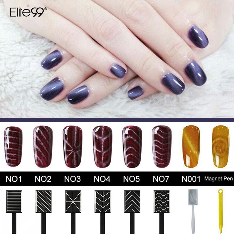 Elite99 Nail Art Magnet Cat Eye Strong for Cat Eye Gel Polish Varnish Tips Builder Nail Art 3D Magnetic Design Manicure