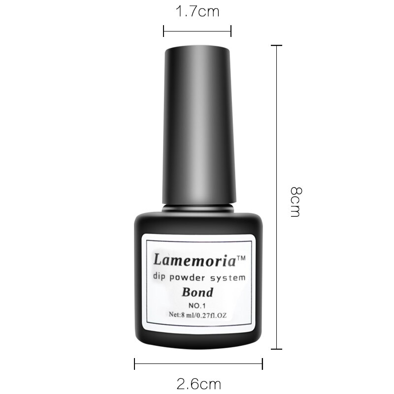 10ml Dipping Nail Powder Acrylic Clear Pigment Chrome Dip Powder Glitter Natural Dry Stronger Top Coat for Nail Polish Art