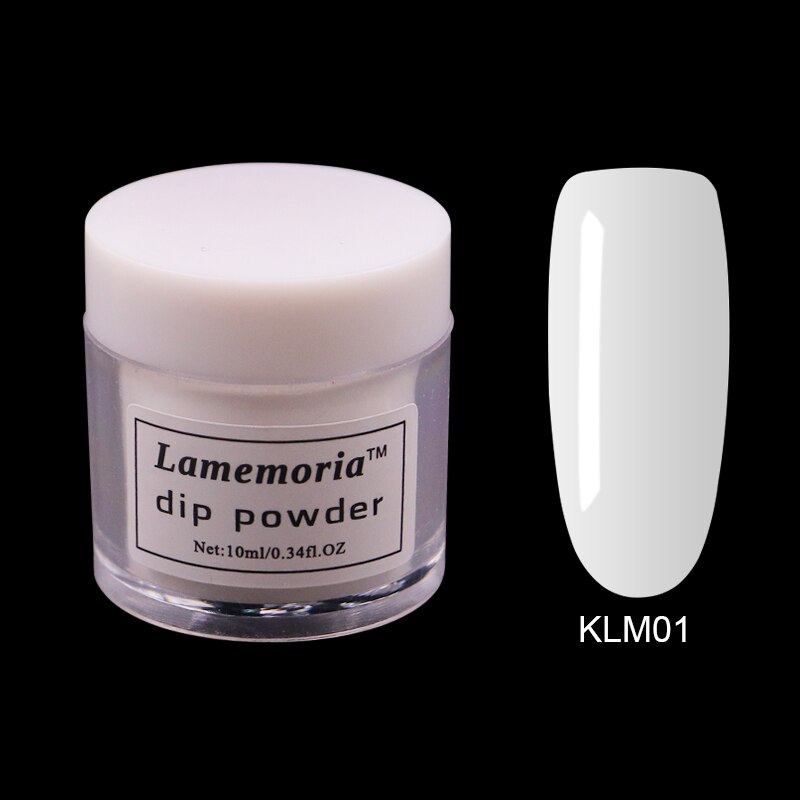 10ml Dipping Nail Powder Acrylic Clear Pigment Chrome Dip Powder Glitter Natural Dry Stronger Top Coat for Nail Polish Art