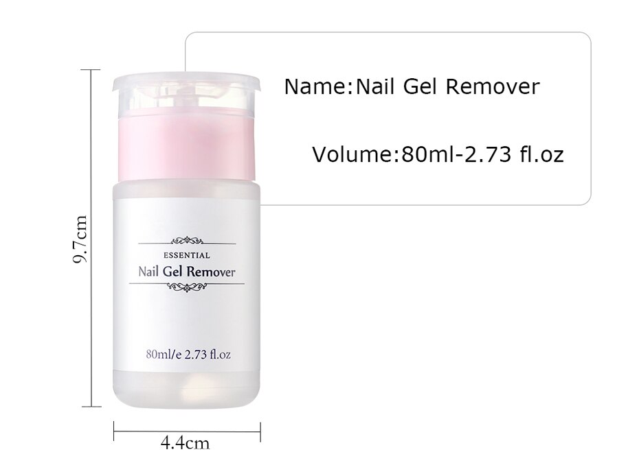 Elite99 UV Nail Polish Nail Remover Liquid For Removing Gel Manicure Nails Remover Tools Nail Art 80ml