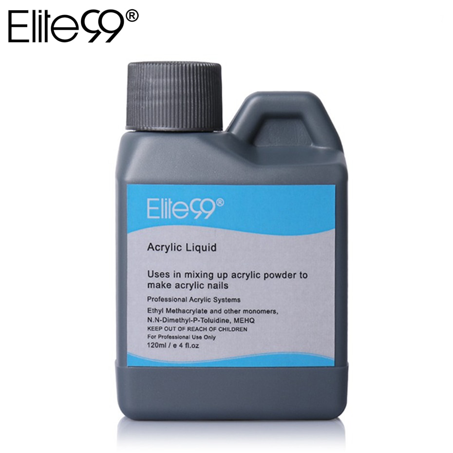 Elite99 120ml Acrylic Liquid Professional Use Nail Art Salon Acrylic Liquids Powder Monomer Nail Manicure Tool Nail Tools