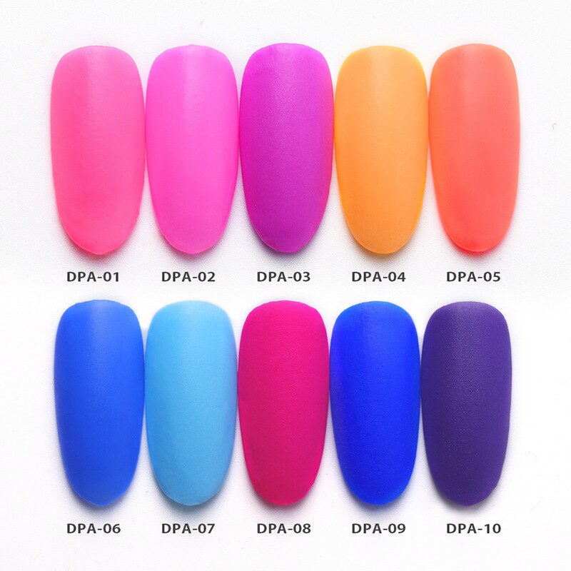 20colors Dipping Powder Pigment Dust Nail Art Acrylic French Dip System Kit Nail Decorations Natural Dry Top Base Coat Activator