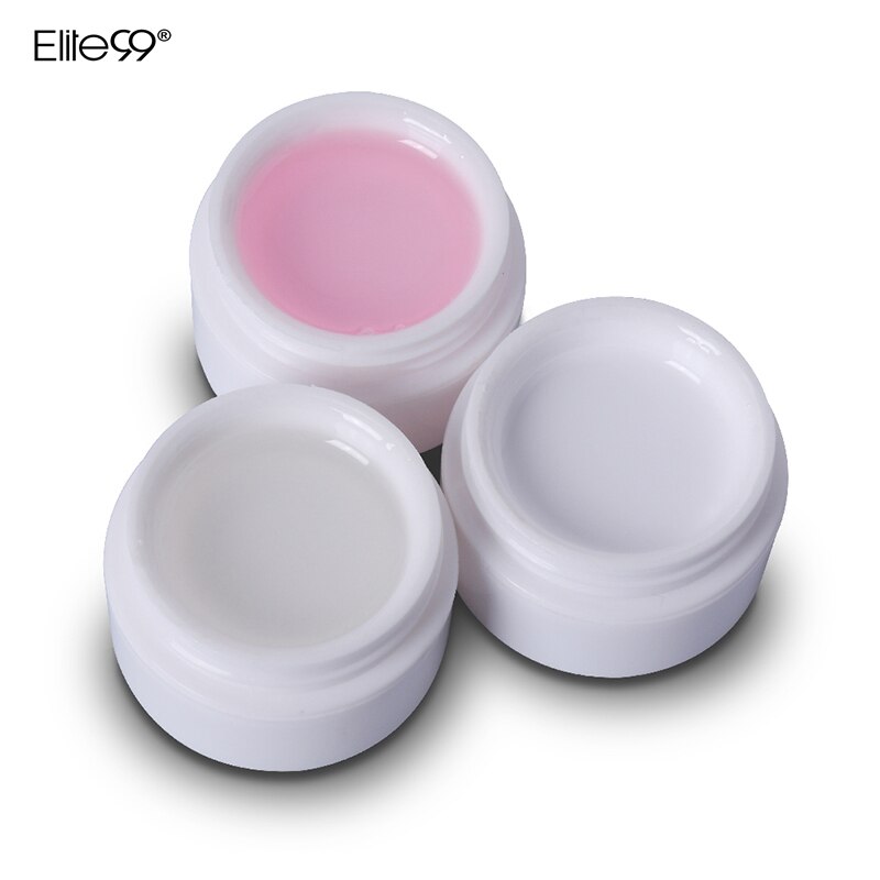 Elite99 Clear White Pink Three Colors Option Acrylic Crystal Powder Nail Tips Polymer Builder Nail Art polymer Powder