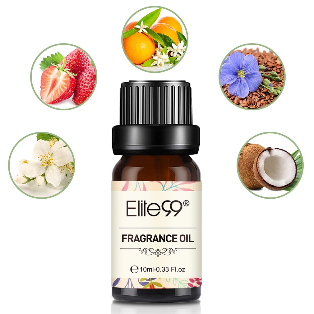 Elite99 Black Opium Fragrance Oil 10ml Flower Fruit Essential Oils For Aromatherapy Humidifier Freesia Baby Powder Parma Violet