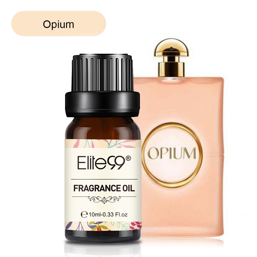 Elite99 Black Opium Fragrance Oil 10ml Flower Fruit Essential Oils For Aromatherapy Humidifier Freesia Baby Powder Parma Violet