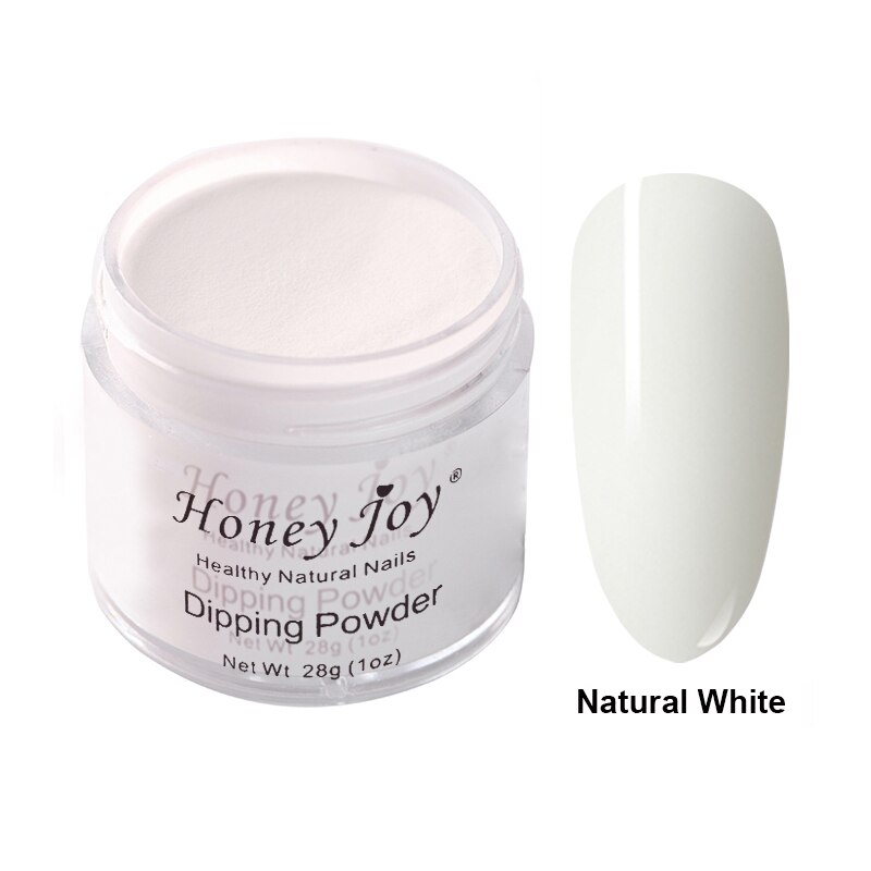 28g/Box Natural White Easy-To-Use Dip Powder Nails Dipping Nails Long-lasting Nails No UV Light Needed Safe Odorless