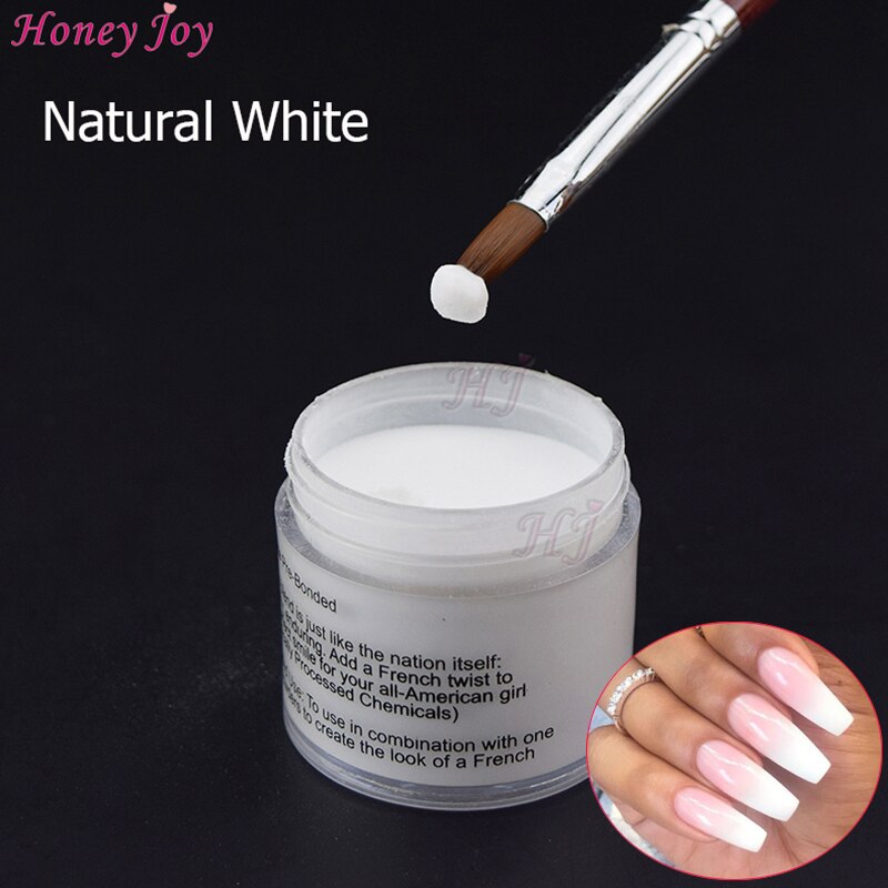 28g/Box Natural White Easy-To-Use Dip Powder Nails Dipping Nails Long-lasting Nails No UV Light Needed Safe Odorless