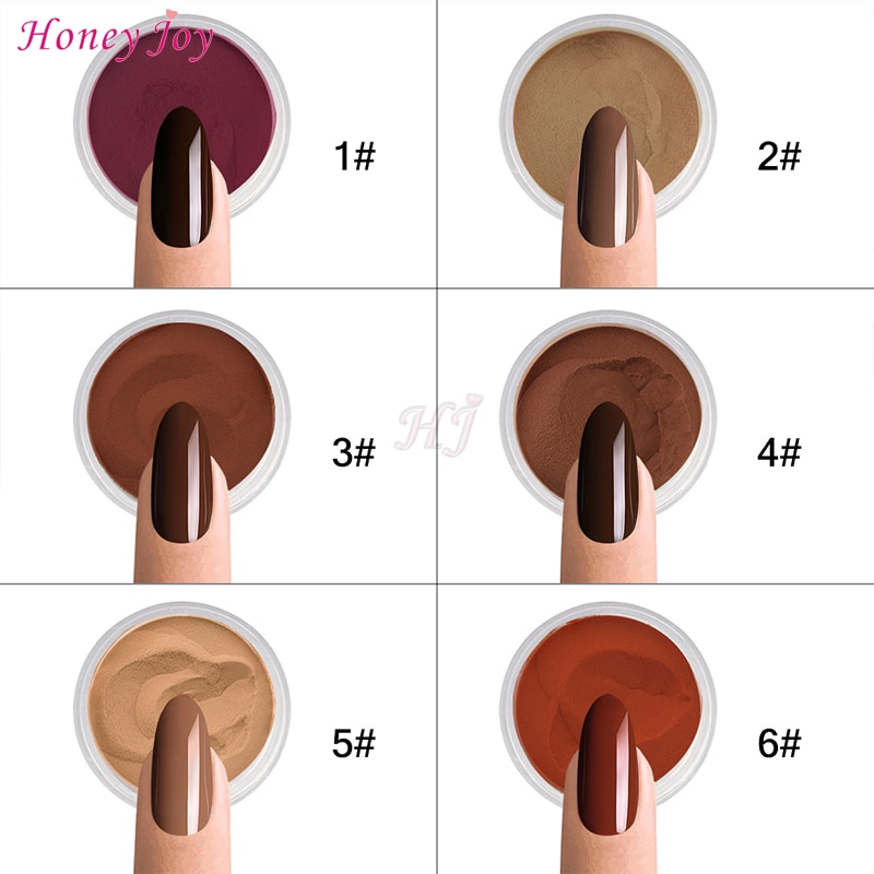 Fine 6 box/set Brown Tan Khaki Flaxen Chestnut Coffee Color Series Dip Powder Nail Kit Dipping Powder Set as Nail Gel Effect Fine 6 box/set Brown Tan Khaki Flaxen Chestnut Coffee Color Series Dip Powder Nail Kit Dipping Powder Set as Nail Gel Effect