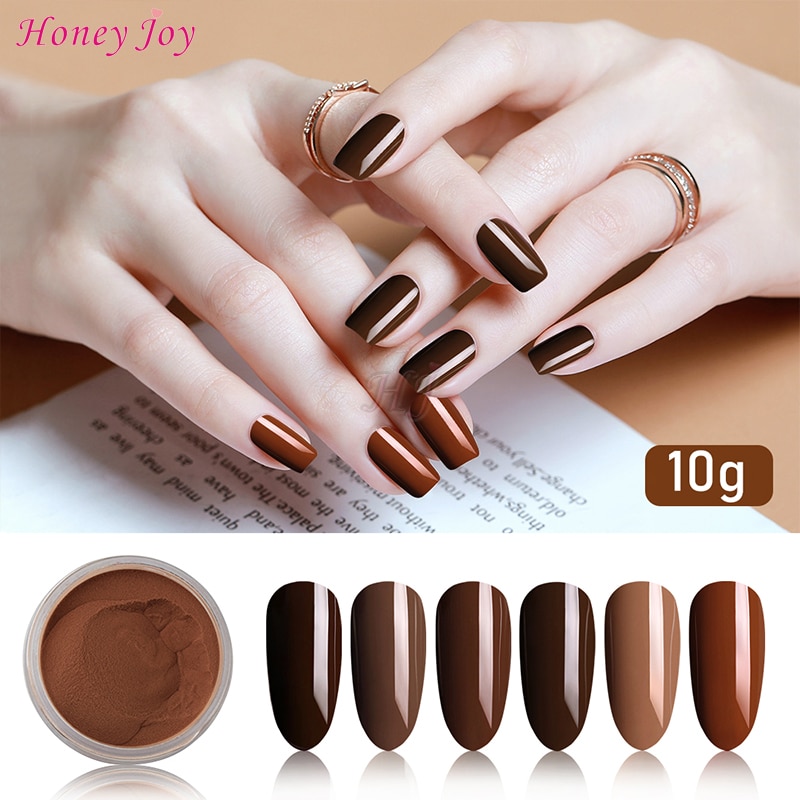 Fine 6 box/set Brown Tan Khaki Flaxen Chestnut Coffee Color Series Dip Powder Nail Kit Dipping Powder Set as Nail Gel Effect Fine 6 box/set Brown Tan Khaki Flaxen Chestnut Coffee Color Series Dip Powder Nail Kit Dipping Powder Set as Nail Gel Effect