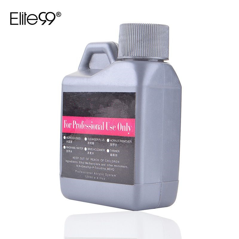 Elite99 Nail Art Pro Nail Art Salon Acrylic Liquid Monomer Acrylic Manicure Tool For Acrylic Powder Dust Nail Tip Powder 120ml