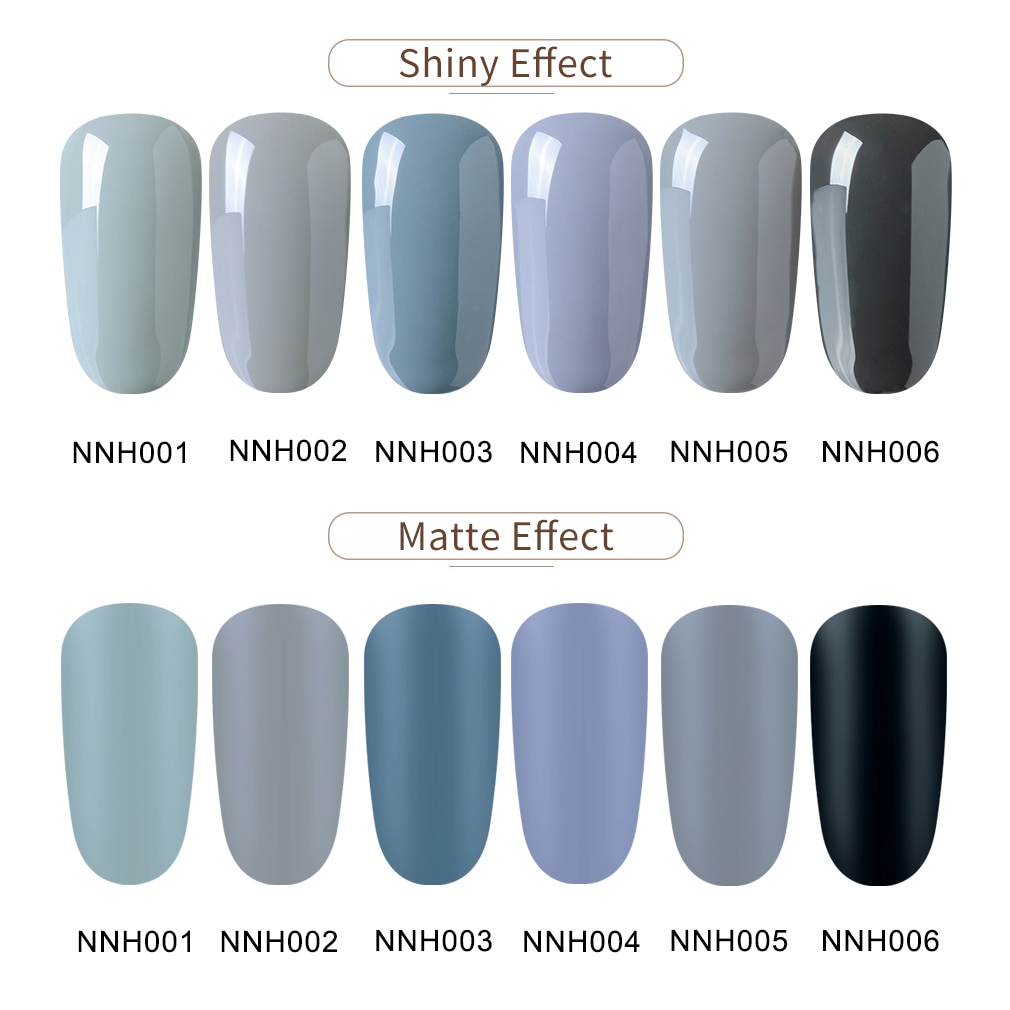 Elite99 10ml Matte Top Coat Color UV Gel Nail Polish Gray Series Soak Off Nails Gel Varnish Semi-Permanent UV Varnish Gellak