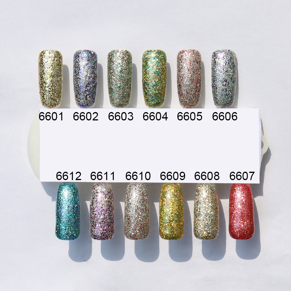 Elite99 10ml Starry Gel Nail Polish Super Shining Glitter Nail Gel Polish Semi-Permanent UV Varnish Nail Art Manicure Gellak