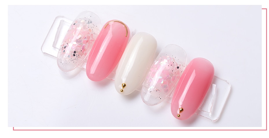 Elite99 10ml French Nude Gel Nail Polish Soak Off Translucent Nail Gel Polish Semi Permanent Nail Polish Gellak Primer For Nails