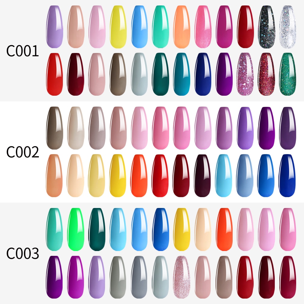 Ship From ES Elite99 24 / 6 Pieces Gel Nail Polish Kit 10ml Macaron UV Nails Gel Varnish Nail Art Manicure Set Semi-permanent