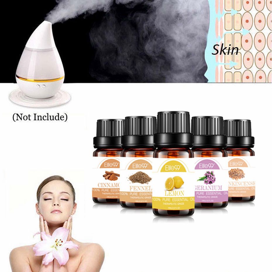 Elite99 10ml Lavender Essential Oils Tee Tree Essential Oil For Relieve Stress Help Sleeping Humidifier Aromatherapy Spa Oil
