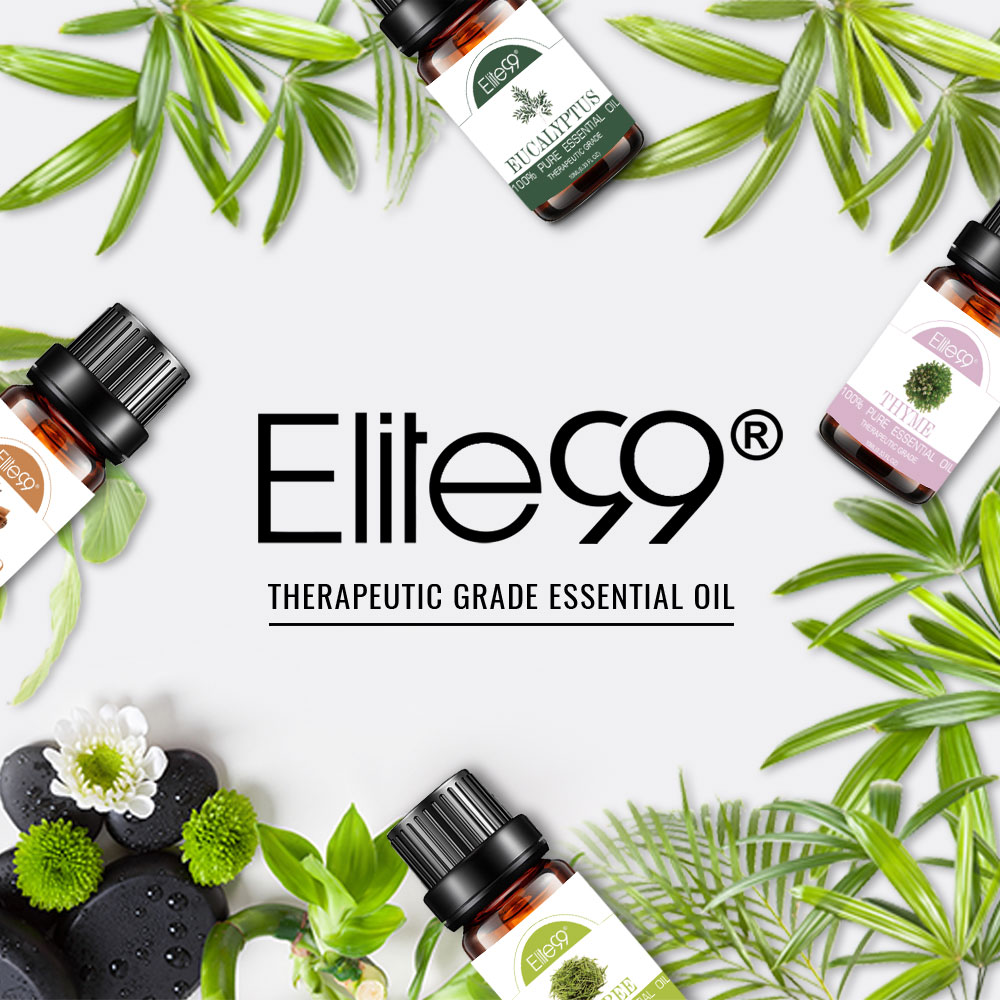 Elite99 10ml Ginger Pure Essential Oil for Air Freshening Aromatherapy Diffusers Essential Oils Hair Care Refreshing Massage Oil