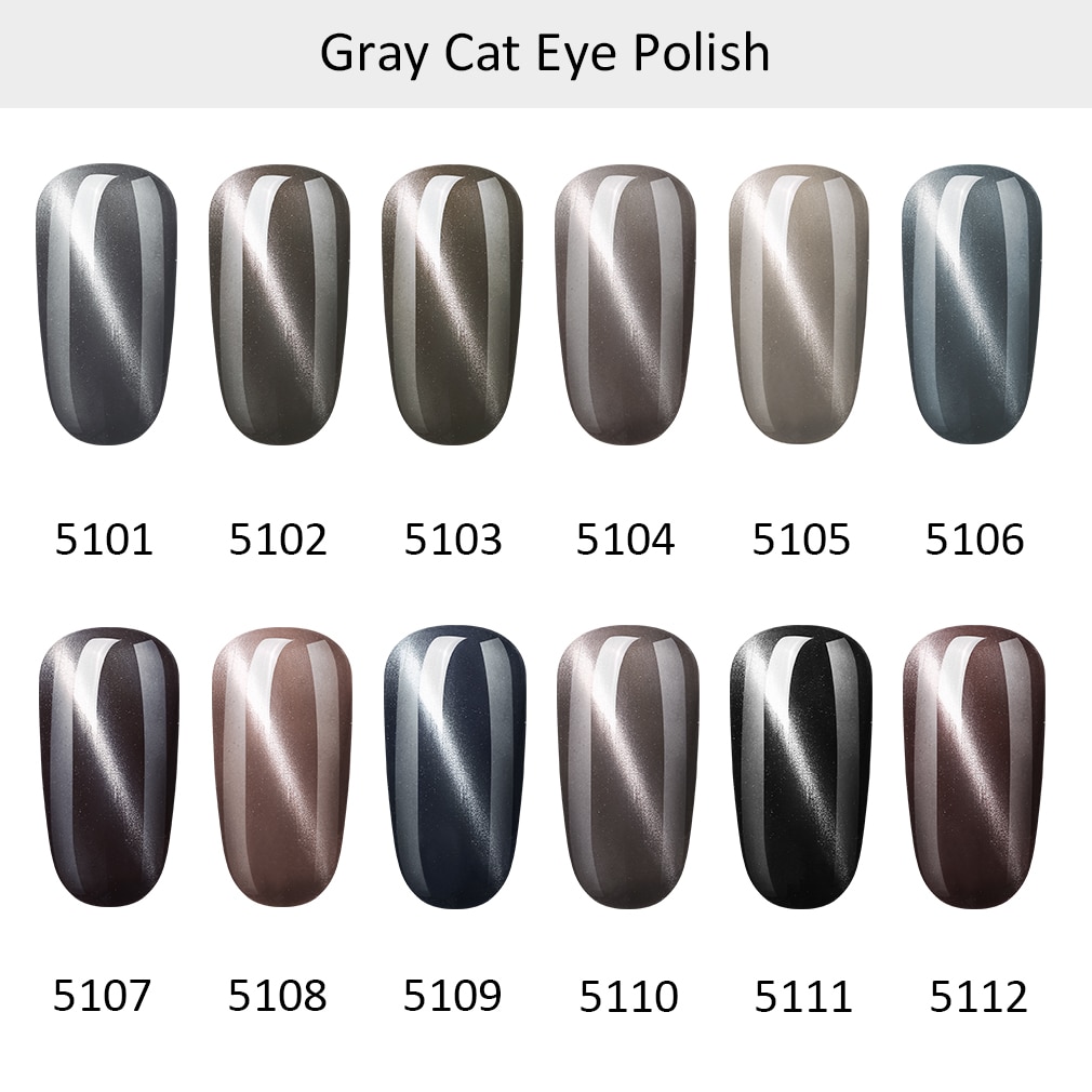 Elite99 10ml Magnetic Gel Nail Polish Semi Permanent Jade Cat Eye Nail Art Manicure Gel Varnishes Soak Off UV Nails Gel Lacquer