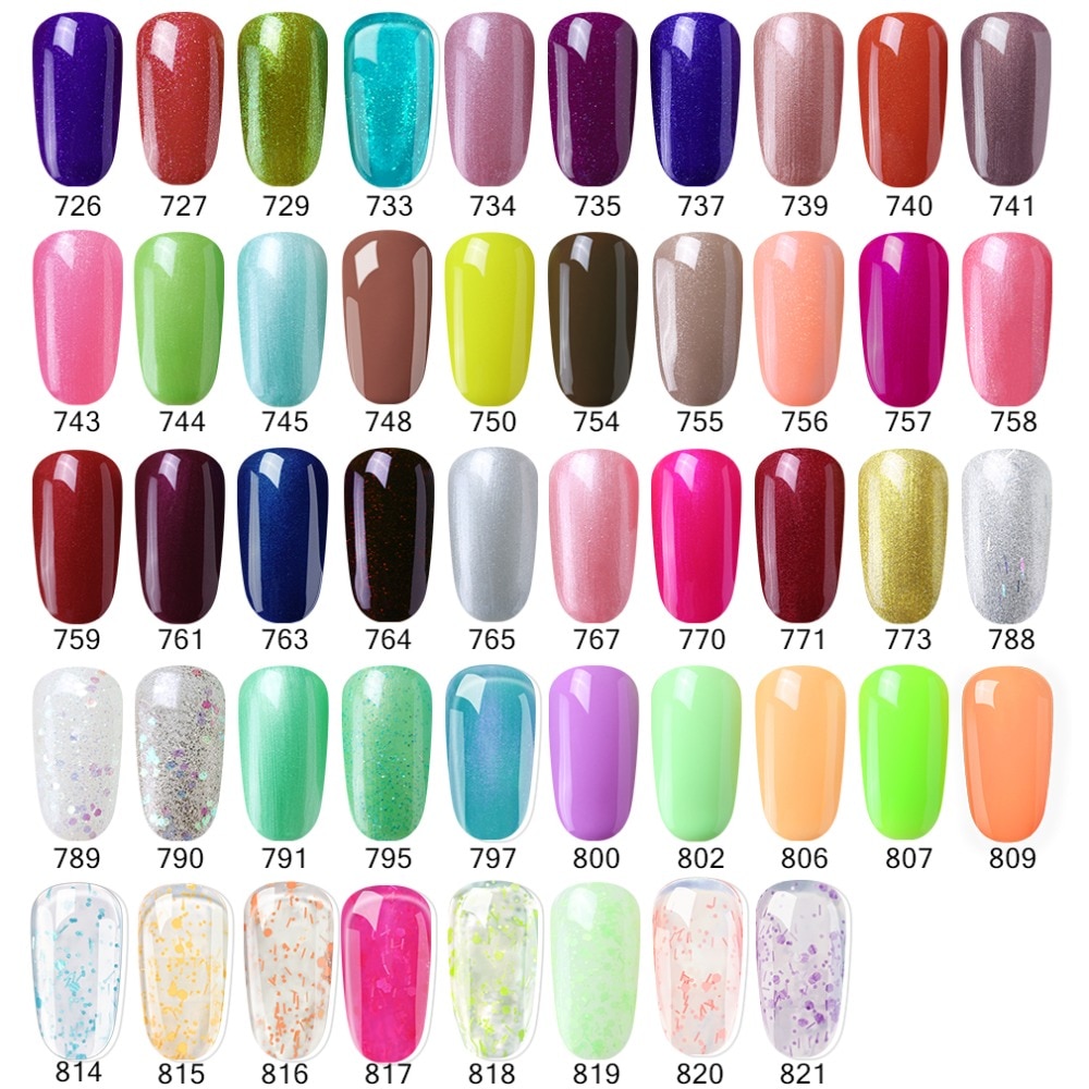 Elite99 15ml Gel Nail Polish Soak Off DIY Nail Art Gel For Nail Top Base Coat Needed Vernis Semi Permanant UV Gel Polish Lacuqer