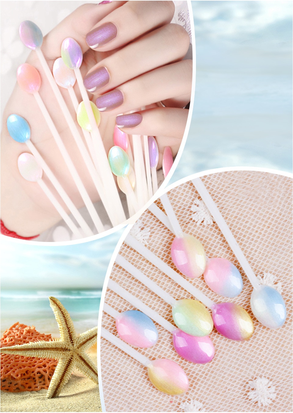 Elite99 10ml Shell Nail Gel Colorful Pearl Gel Polish Soak Off Shell UV Nail Gel Polish Long Lasting Nail Art Design Gel Varnish