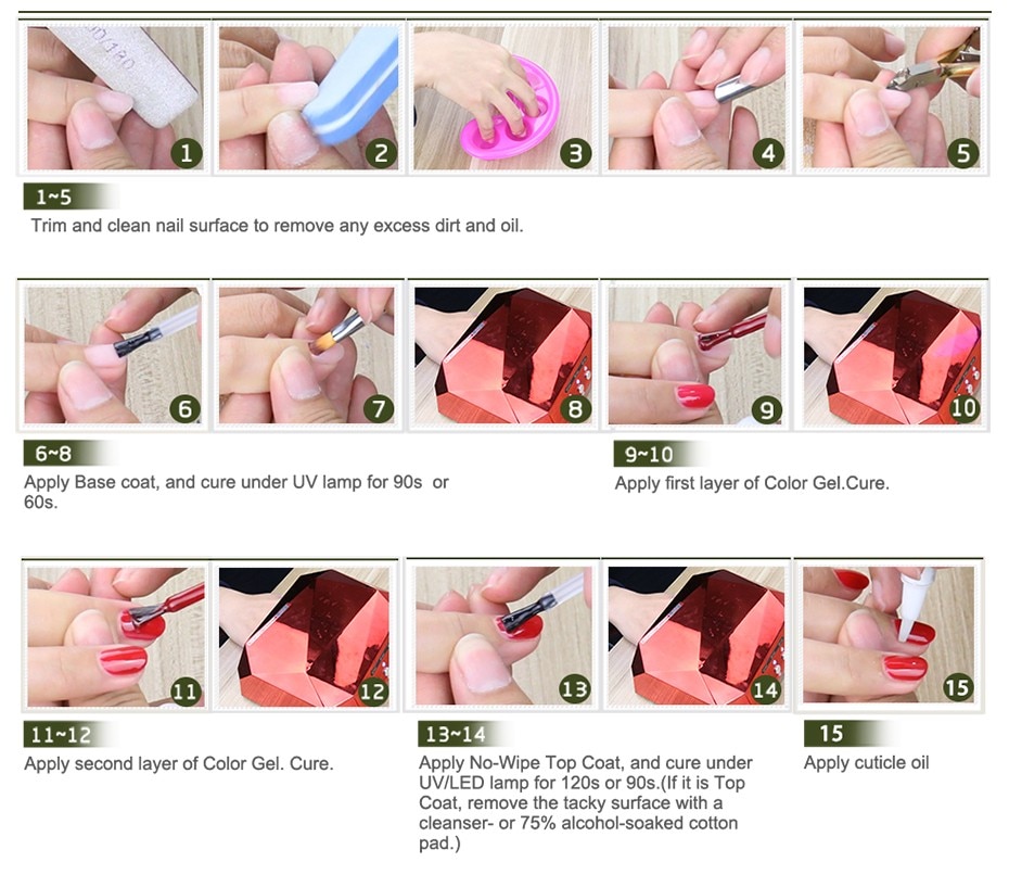 Elite99 10ML Avocado Gel Polish UV LED Nail Varnish For Manicure Gel Lacquer Semi Permanent Gel Paint Nail Art DIY Design Tools
