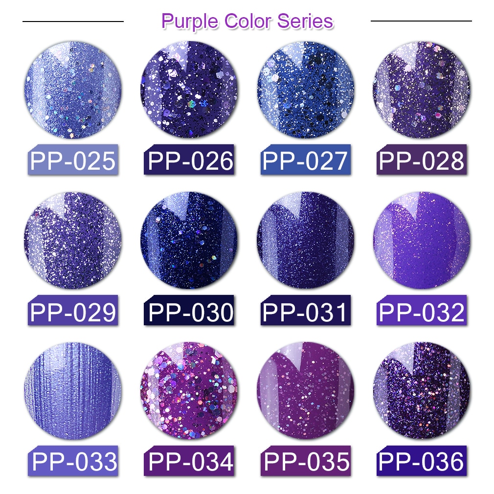 Elite99 10ML Gel Nail Purple Colors Fashion UV Gel Nail Polish Soak Off Vernish Semi Permanent LED Nail Polish Lacquer Gelpolish