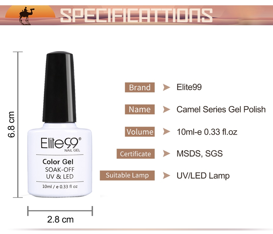 Elite99 Gel Nail Polish Nail Art Vernis Semi Permanant UV Primer Manicure 10ML Top Coat Primer Gel Lak Hybrid Nail Polishes