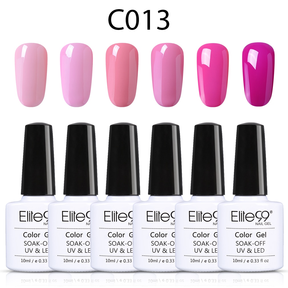 Elite99 10ML Nail Gel Polish High Nude Red Grey Nail Art Soak Off Odorless Organic UV Gel Nail Polish Varnish Gel Lacquer set