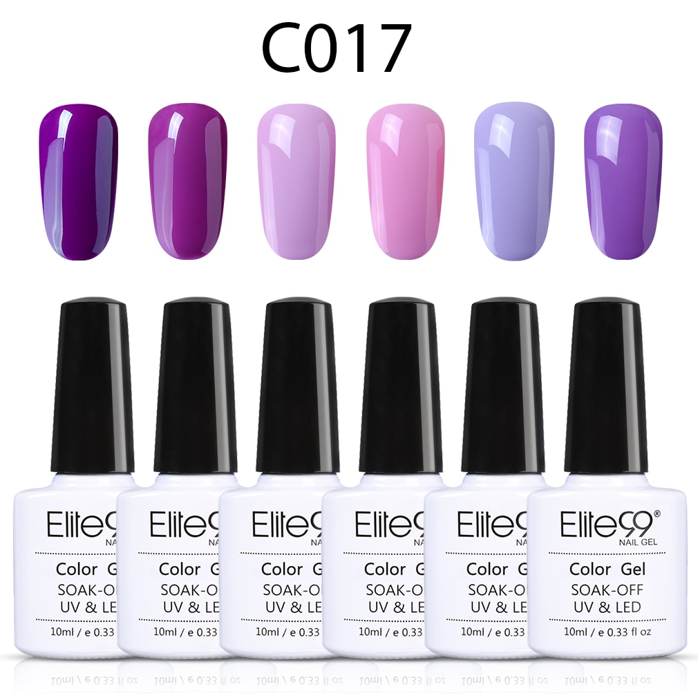 Elite99 10ML Nail Gel Polish High Nude Red Grey Nail Art Soak Off Odorless Organic UV Gel Nail Polish Varnish Gel Lacquer set