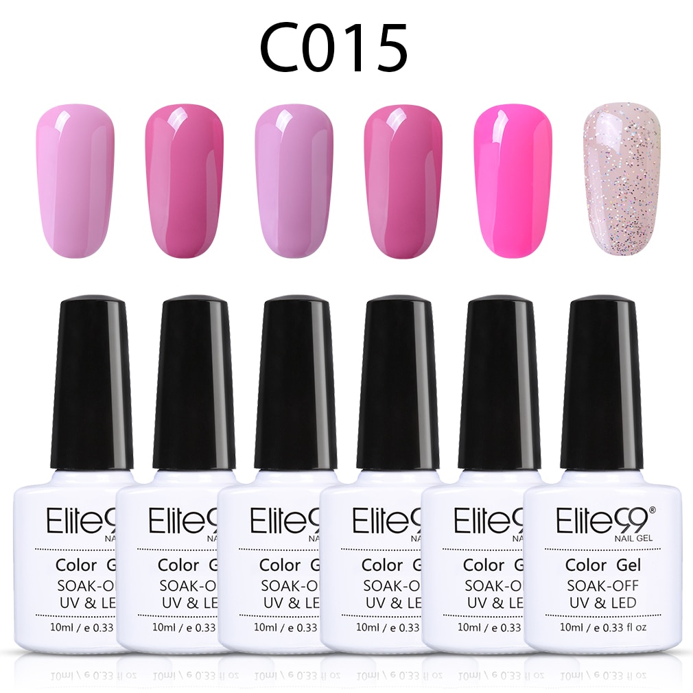 Elite99 10ML Nail Gel Polish High Nude Red Grey Nail Art Soak Off Odorless Organic UV Gel Nail Polish Varnish Gel Lacquer set