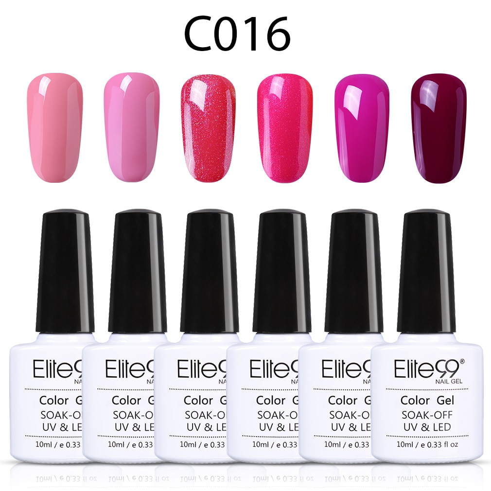 Elite99 10ML Nail Gel Polish High Nude Red Grey Nail Art Soak Off Odorless Organic UV Gel Nail Polish Varnish Gel Lacquer set