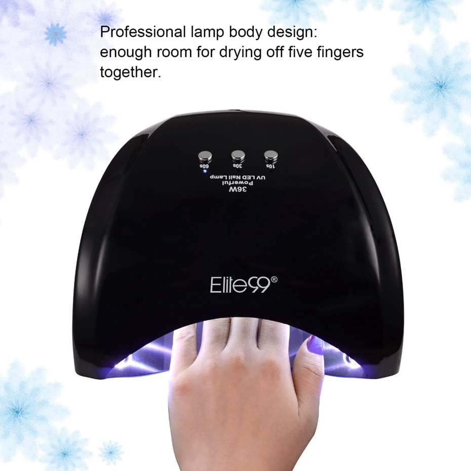 36W Nail Dryer UV LED Lamp For Gel Polish 30s/60s/90s Auto Sensor Manicure Tools Nail Dryer For Drying Gel Nail Polish Nail Art