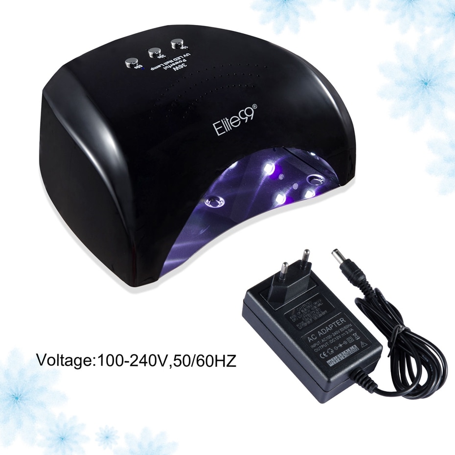 36W Nail Dryer UV LED Lamp For Gel Polish 30s/60s/90s Auto Sensor Manicure Tools Nail Dryer For Drying Gel Nail Polish Nail Art