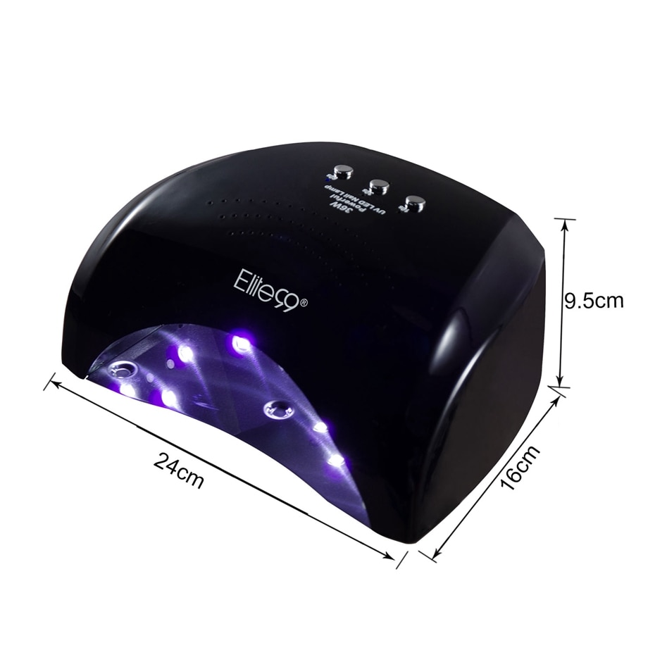 36W Nail Dryer UV LED Lamp For Gel Polish 30s/60s/90s Auto Sensor Manicure Tools Nail Dryer For Drying Gel Nail Polish Nail Art