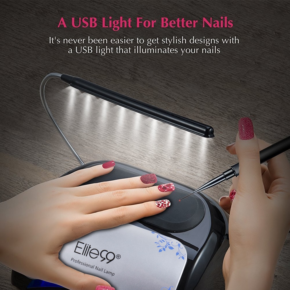 48W CCFL LED Nail Lamp For Curing UV Gel Nail Polish Manicure Nail Dryer Lamp Professional Light 30s/60s For Nail Art Tool