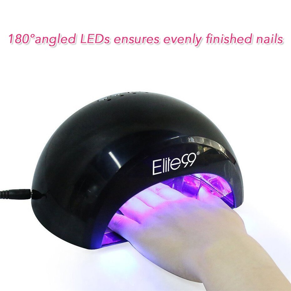 12W Nail Dryer Manicure UV LED Lamp UV Gel Polish Cured Professional Light 30s/60s/90s/30m Timers Nail Art Curing Anti UV Gloves