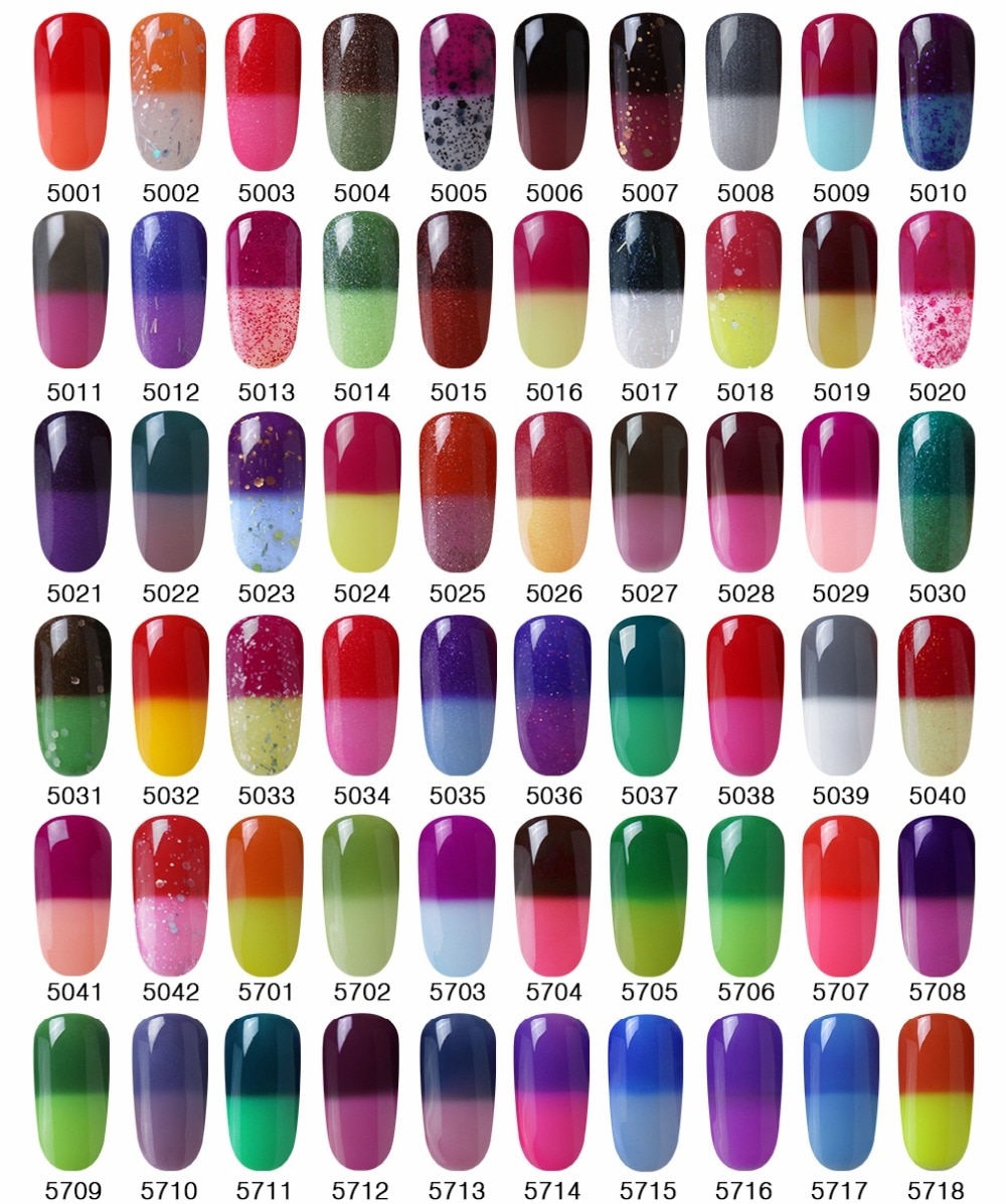 Elite99 7ml Nail Gel Temperature Color Changeable UV Gel Soak Off  Base Top Long Lasting Gel Polish Professional LED Nail Polish