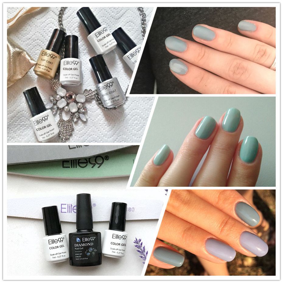 Elite99 7ML Grey Series Nail Gel Polish Nude Gel Vernis Semi-Permanent Nail Polish Enamel Soak Off Led Lamp Nail Art Manicure