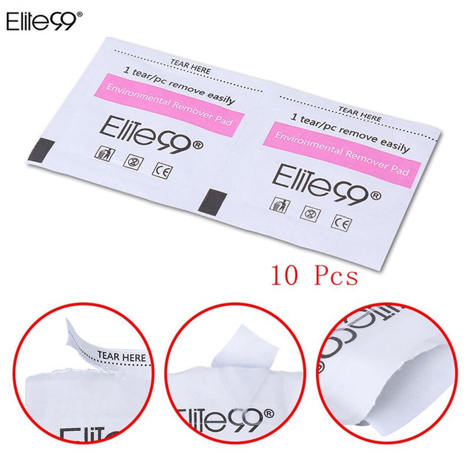 Elite99 Silver Stainless Steel Triangle Stick Rod UV Gel Polish Remover Culticle Pusher Wet Wipes Paper Pads Nail Art Tool