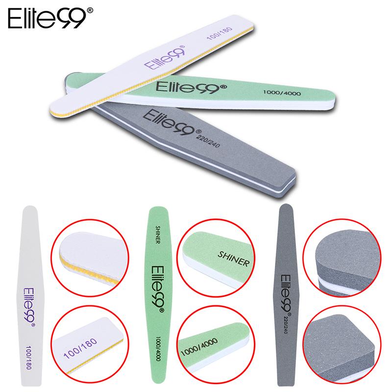 Elite99 Nail Files 100 180 Papersand Foam 220 240 Nail Art Buffer Sanding Polishing Manicure 1000 4000 Mini Nail File to Polish