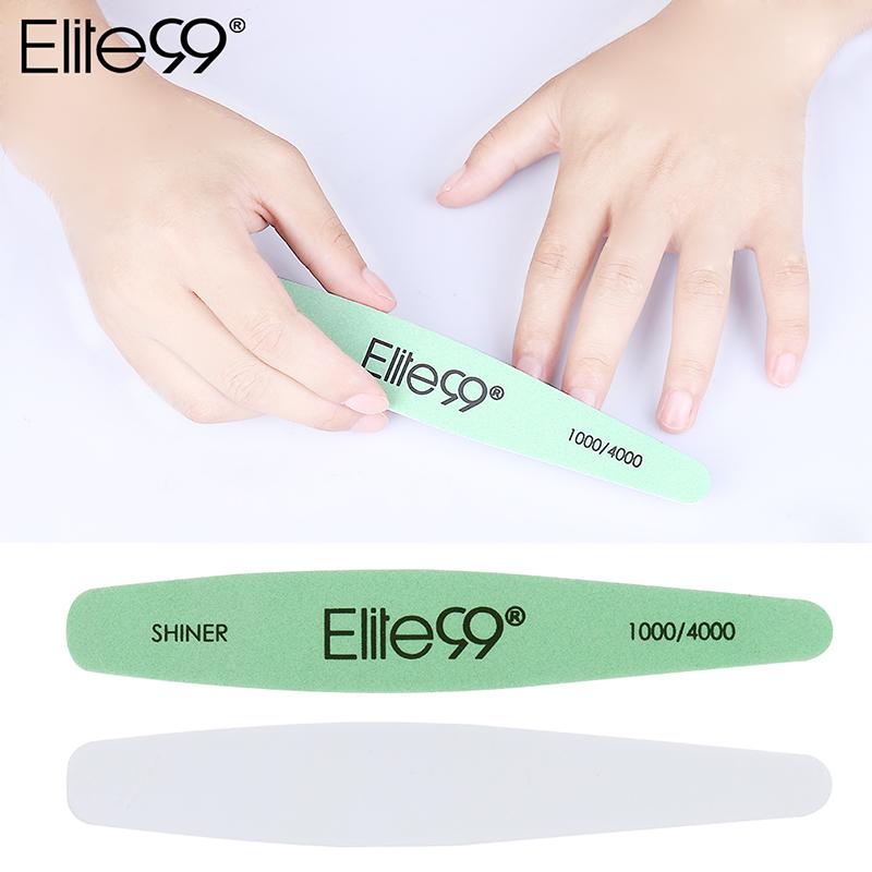 Elite99 Green Buffing Nail Sanding Nail Art File 3-Side Manicure Pedicure Buffer Tool Nail Art Buffer Shiner Nail Polish Tool